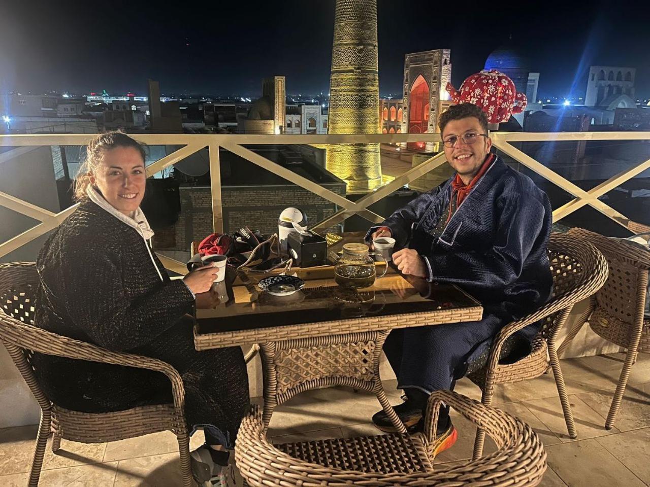 Poyi Kalon Teracce Hotel حلال Bukhara Exterior foto